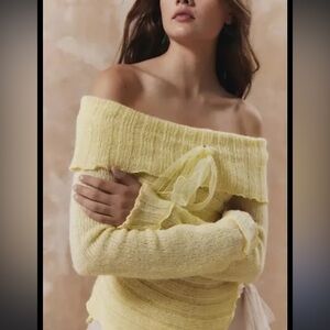 Urban outfitters X Kimchi Blue Fiona Off the Shoulder Sweater